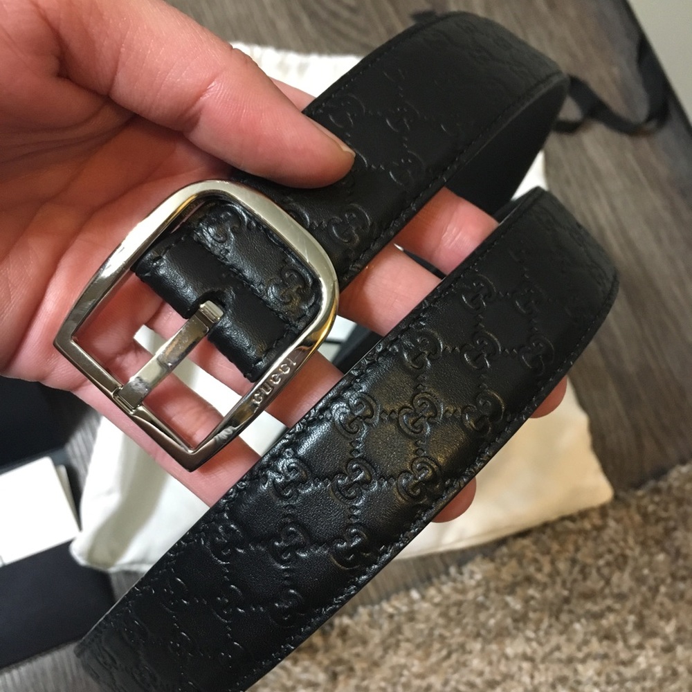 Gucci Microguccissima Belt (Size 85)